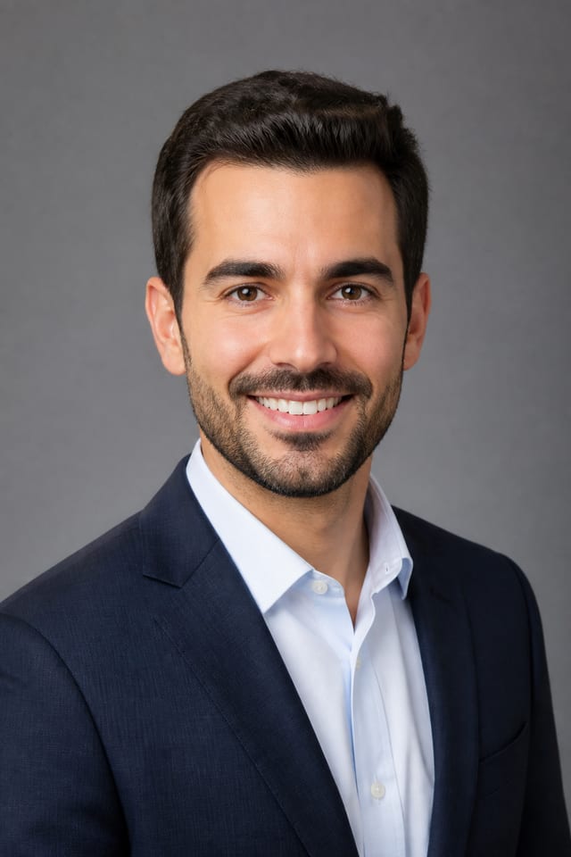 Studio headshot