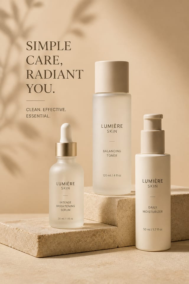 Skincare trio