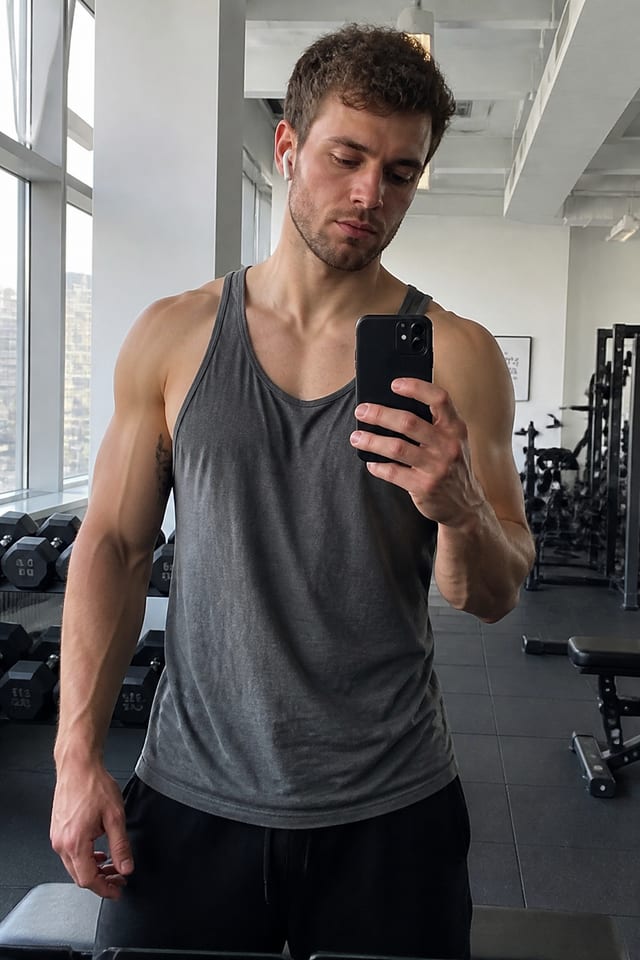 Kai, gym day